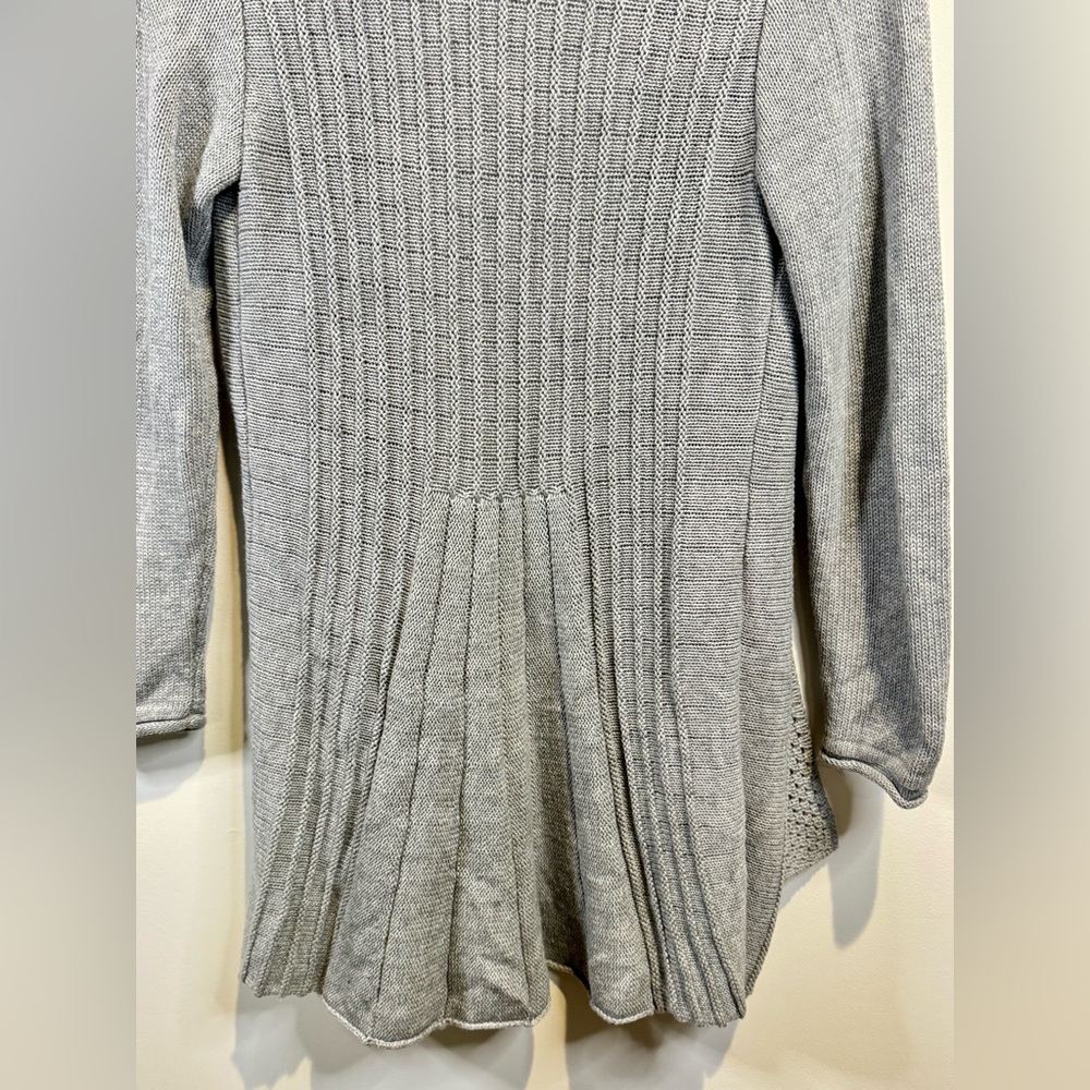 STUDIO WORKS | Open-Front|Textured|Knit Pattern Cardigan - Picture 8 of 10